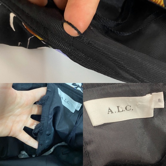 ALC Floral Silk Romy Dress - Picture 8 of 8